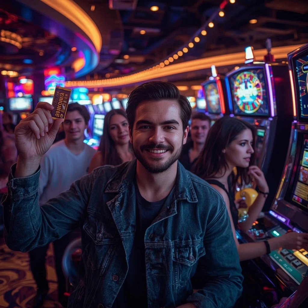 personne tenant un bonus Cat Casino