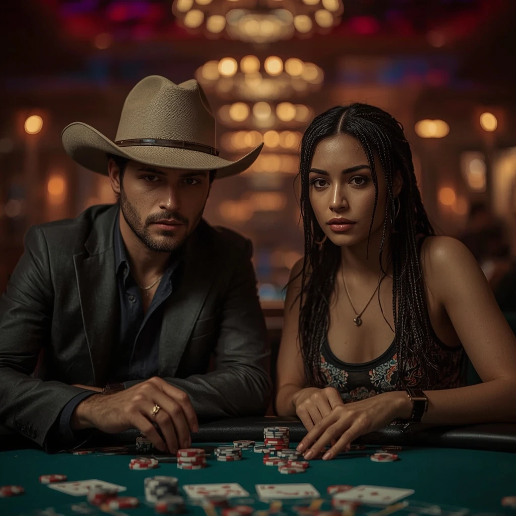 photo de deux joueurs de poker CAT CASINO