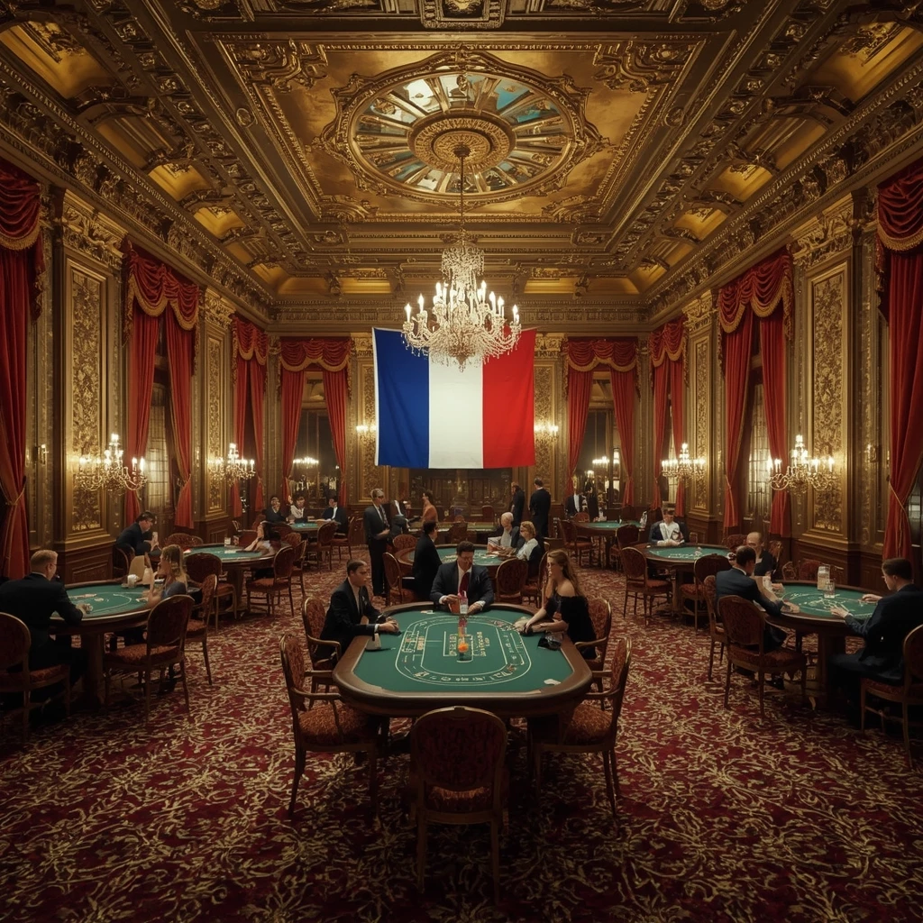 Le casino et le drapeau français Cat Casino